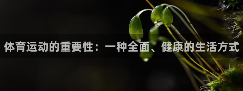 意昂5Kgame体育凯捷平台代理：体育运动的重要性：一种全面、健康的生活方式