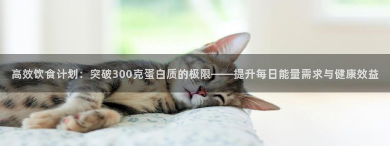 意昂5Kgame体育2：高效饮食计划：突破300克蛋白质的极限——提升每日能量需