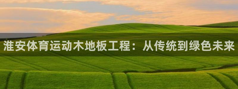 东莞市意昂5Kgame电子科技有限公司：淮安体育运动木地板工程：从传统到绿色未来
