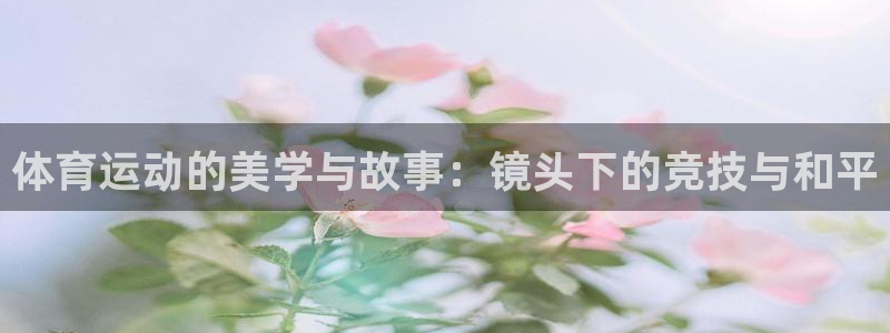 意昂5Kgamef凯捷平台在线注册：体育运动的美学与故事：镜头下的竞技与和平