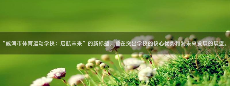 意昂5Kgame体育凯捷平台注册：“威海市体育运动学校：启航未来”的新标题，旨在突出学校的核心优势和对未来发展的展望。