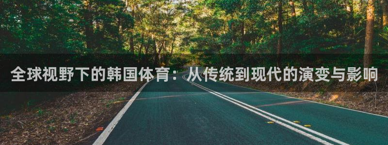 意昂5Kgamef凯捷平台在线注册：全球视野下的韩国体育：从传统到现代的演变与影响